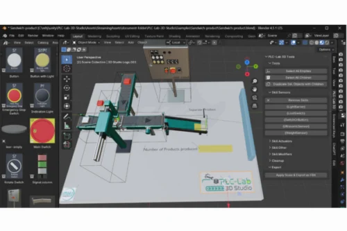 PLC Lab 3D Studio